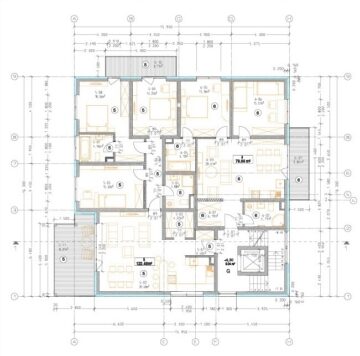 PROVISIONSFREI: Gehobene 3-Zimmer Wohnung in begehrter Lage mit Balkon, Stellplatz und Aufzug ++ - Grundriss WE 6