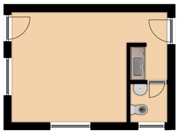 GELEGENHEIT, PREISWERTE GEWERBEIMMOBILIE, BÜRO, BEAUTYSALON, ... ODER KAPITALANLAGE CA. 3,5% RENDITE - Grundriss