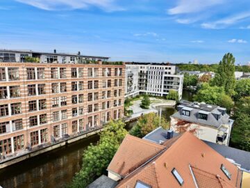 ++Rarität in Schleußig: Bezugsfreies LOFT auf 2 Etagen an den Elster in den Buntgarnwerken mit TG ++ - Gemeinschafts Terrasse